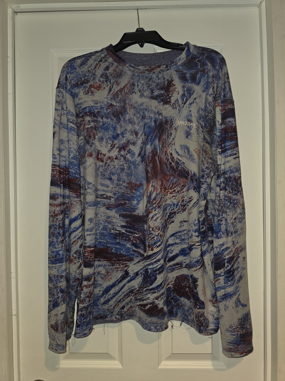 Long-Sleeve Performance Shirt - Blue Multi